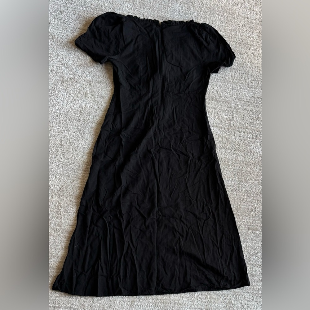 LOFT Elegant Black Dress - Picture 2 of 4